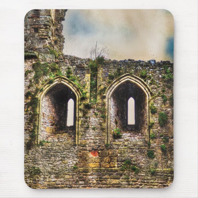 Medieval Chepstow Castle Monmouthshire, Wales, UK Mouse Pad (Front)