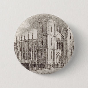 Medieval Christian Church 2 Inch Round Button