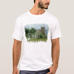 Medieval church and churchyard T-Shirt