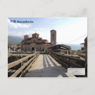 Medieval Church St. Clement, Plaoshnik, Macedonia Postcard