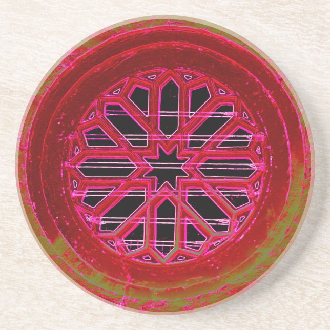 medieval church window coaster (Front)