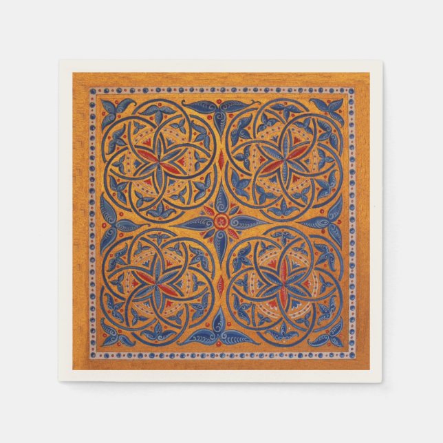 Medieval circles napkin (Front)