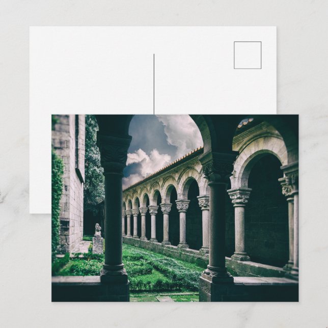 Medieval cloister postcard (Front/Back)