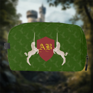 Medieval Coat of Arms Monogram Dopp Kit