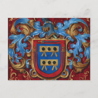 Medieval Coat of Arms Postcard
