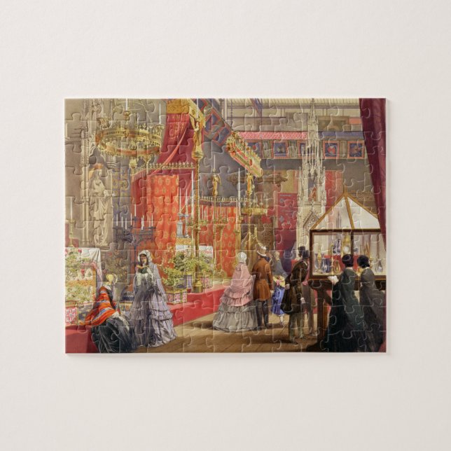 Medieval Court, designed by Pugin, plate 40 from ' Jigsaw Puzzle (Horizontal)