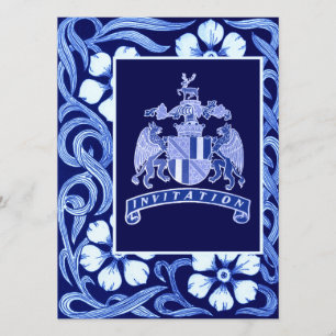 Medieval Crest Save The Date Cards