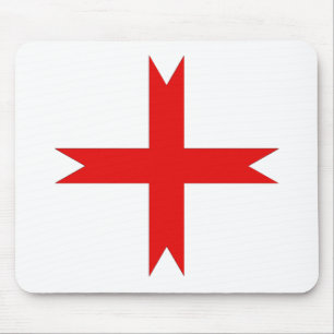 Medieval Cross of the Knights Templar Mouse Pad