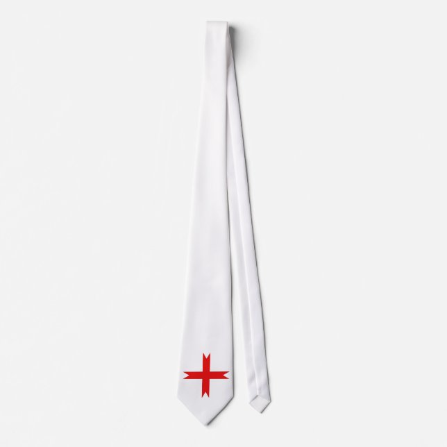 Medieval Cross of the Knights Templar Tie (Front)