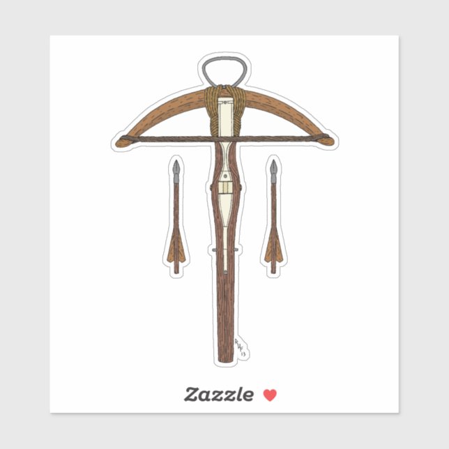 Medieval Crossbow with Bolts (Sheet)
