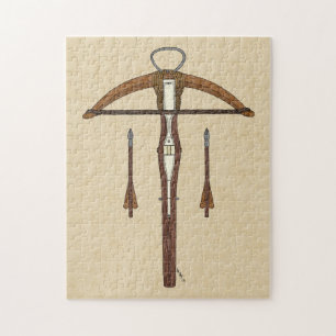 Medieval Crossbow with Bolts Jigsaw Puzzle