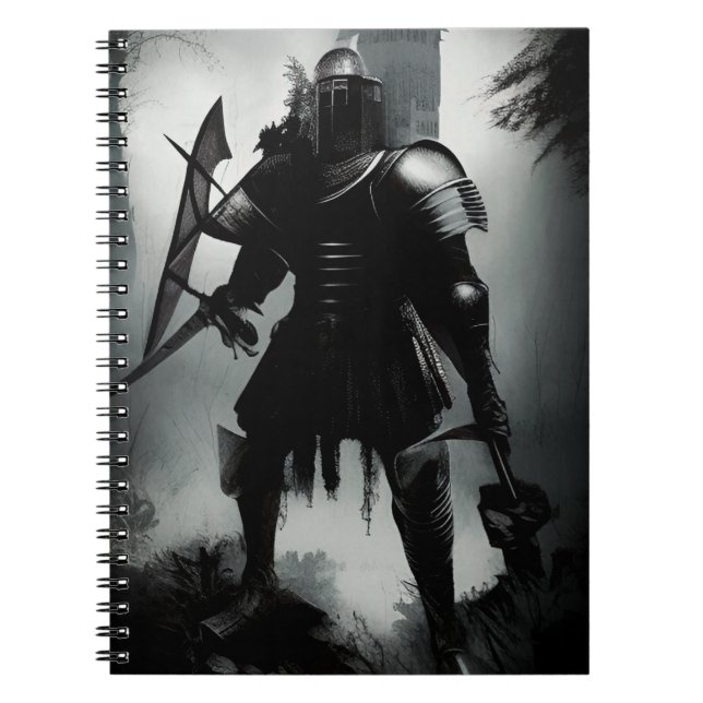 Medieval Dark Knight Notebook (Front)
