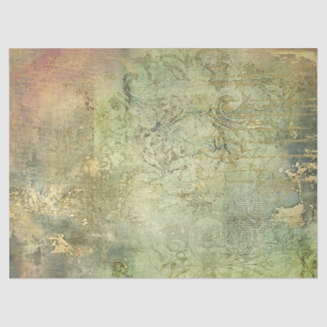 Medieval Design Patina Tissue Paper (Front)
