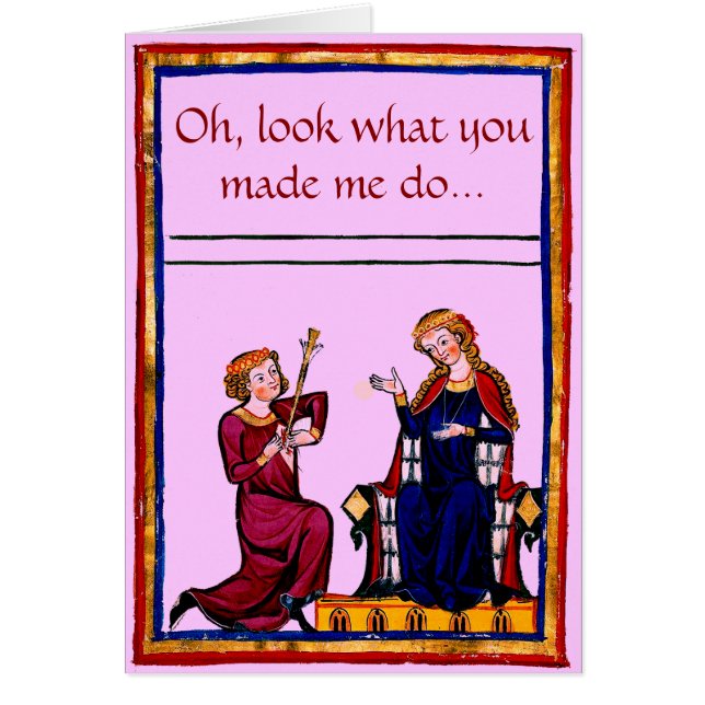 Medieval domestic squabble (Front)