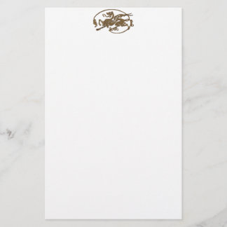 Medieval Dragon Antique Art Designer Gift Stationery