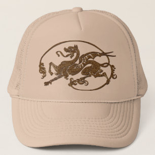 Medieval Dragon Antique Art Designer Gift Trucker Hat