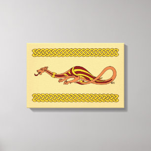 Medieval Dragon Design 2015 Canvas Print