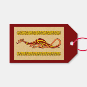 Medieval Dragon Design 2015 Gift Tags
