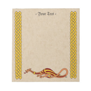 Medieval Dragon Design 2015 Notepad