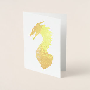 Medieval Dragon Foil Card