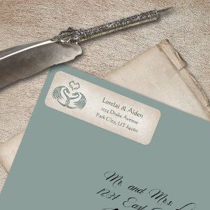 Medieval Dragon Sage Epic Fantasy Celtic Address