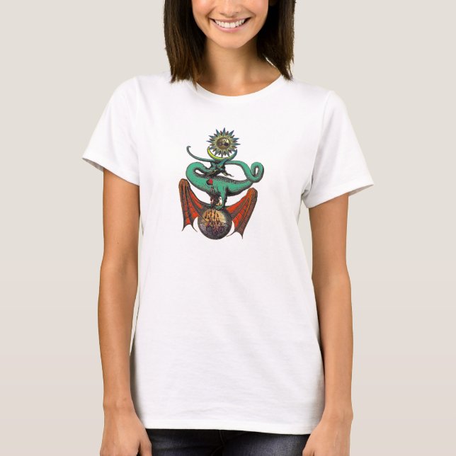 Medieval Dragon Symbol T-Shirt (Front)