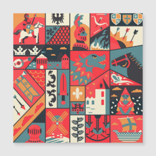 Medieval Elegance: Seamless Pattern Design