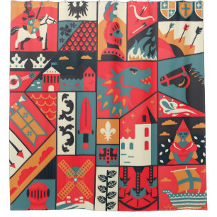 Medieval Elegance: Seamless Pattern Design