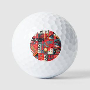 Medieval Elegance: Seamless Pattern Design Golf Balls
