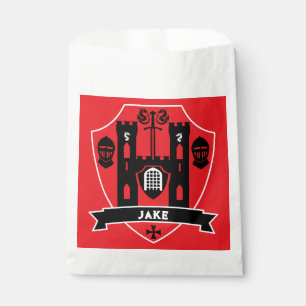 Medieval English Knight Dragon Favour Bag