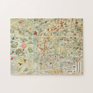 Medieval Europe Map Puzzle
