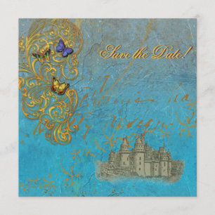 Medieval Fairy Tale Castle Save The Date