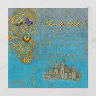 Medieval Fairy Tale Castle Save The Date
