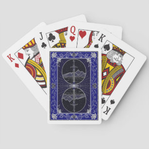 Medieval fantasy bicycle playing cards