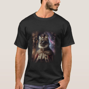Medieval Fantasy Cat King Surrealism Cute Whimsy G T-Shirt