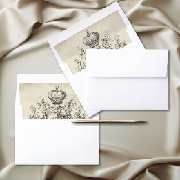 Medieval Fantasy Vintage Black Etching Wedding