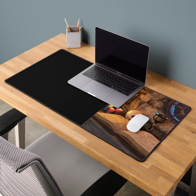 Medieval Fantasy Wizard's Study Desk Mat (Office 2)