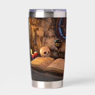 Medieval Fantasy Wizard's Study Insulated Tumbler