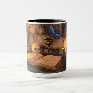 Medieval Fantasy Wizard's Study Mug
