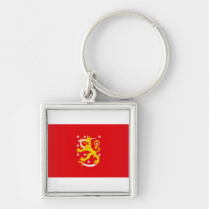 Medieval Flag of Finland Keychain