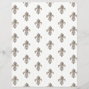 Medieval French Fleur de Lis Scrapbook