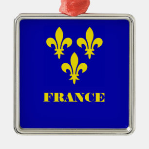 Medieval French Royal Standard Fidelity Heraldic Metal Ornament