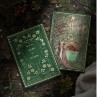 Medieval Gold Floral Hearts and Sword Wedding