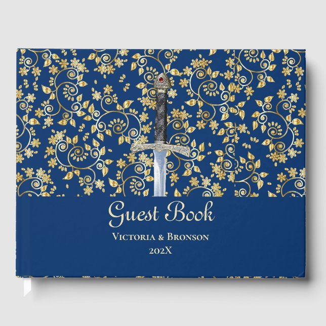 Medieval Gold  Guest Book (Front)