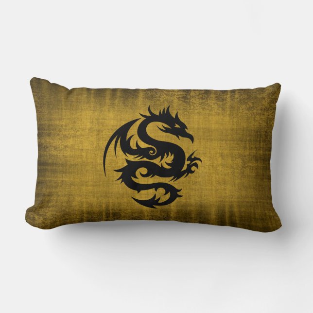 Medieval Gold Velvet Pillow (Front)