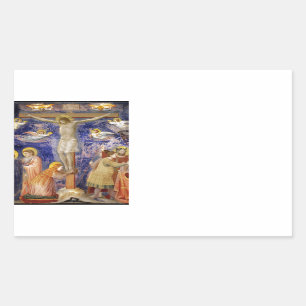 Medieval Good Friday Scene Sticker