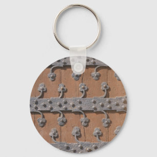 Medieval gothic gate keychain