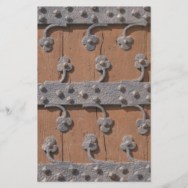 Medieval gothic gate stationery (Front)