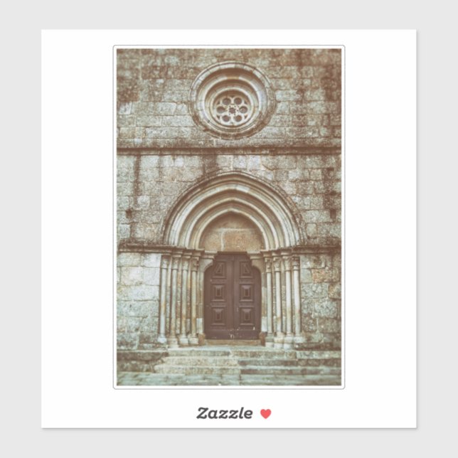 Medieval gothic portal in Santiago de Antas (Sheet)