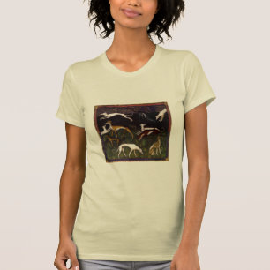 Medieval Greyhounds in the Deep Woods T-Shirt